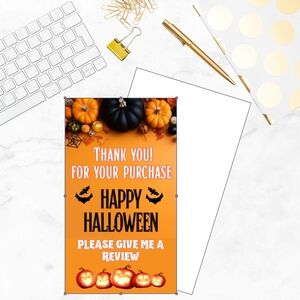 60 Halloween Thank You Cards